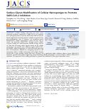 Cover page: Surface Glycan Modification of Cellular Nanosponges to Promote SARS-CoV‑2 Inhibition