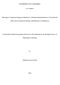 Cover page: The Impact of Spiritual Coping and Resilience on Human Immunodeficiency Virus Infected Older African American Women with Substance Use Behaviors