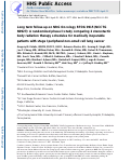 Cover page: Long-term Follow-up on NRG Oncology RTOG 0915 (NCCTG N0927): A Randomized Phase 2 Study Comparing 2 Stereotactic Body Radiation Therapy Schedules for Medically Inoperable Patients With Stage I Peripheral Non-Small Cell Lung Cancer