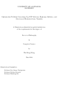 Cover page: Optimization Problems Concerning Tag SNP Selection, Haplotype Inference, and Detection of Horizontal Gene Transfers