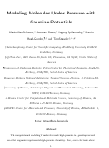 Cover page: Modeling Molecules under Pressure with Gaussian Potentials