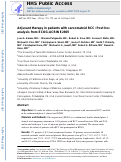 Cover page: Adjuvant therapy in patients with sarcomatoid renal cell carcinoma: post hoc analysis from Eastern Cooperative Oncology Group‐American College of Radiology Imaging Network (ECOG‐ACRIN) E2805