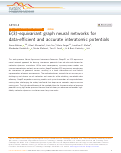 Cover page: E(3)-equivariant graph neural networks for data-efficient and accurate interatomic potentials