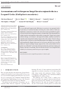 Cover page: Acremonium and trichosporon fungal keratoconjunctivitis in a Leopard Gecko (Eublepharis macularius).