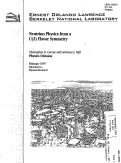 Cover page: Neutrino Physics from a U(2) Flavor Symmetry