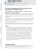 Cover page: Pilot trial of a parenting and self-care intervention for HIV-positive mothers: the IMAGE program