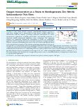 Cover page: Oxygen Incorporation as a Route to Nondegenerate Zinc Nitride Semiconductor Thin Films.