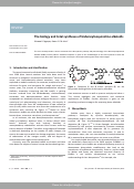 Cover page: The biology and total syntheses of bisbenzylisoquinoline alkaloids