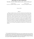 Cover page: Exposing Corrupt Politicians: The Effect of Brazil's Publicly Released Audits on Electoral Outcomes