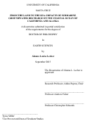 Cover page: From the land to the sea: Impacts of submarine groundwater discharge on the coastal ocean of California and Alaska