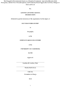 Cover page: The Struggle for Environmental Justice in a Forgotten Community: Agricultural Hazards, Risk Perceptions, and the Use of Transdisciplinary and Community-Based Approaches for Policy Changes at the Local Level