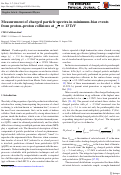 Cover page: Measurement of charged particle spectra in minimum-bias events from proton–proton collisions at s=13TeV