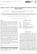 Cover page: Digestive Enzyme Activity and Protein Degradation in Plasma of Heart Failure Patients