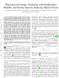 Cover page: Hyperspectral Image Unmixing With Endmember Bundles and Group Sparsity Inducing Mixed Norms