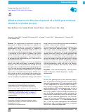 Cover page: What we learned in the development of a third-year medical student curricular project