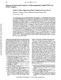 Cover page: Structural and Spectroscopic Properties of Antiferromagnetically Coupled FeIIIMnII and FeIIMnII Complexes