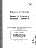 Cover page: EFFECT OF PRESSURE ON HIGH TEMPERATURE DISSOLUTION