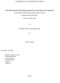 Cover page: Structural analysis and mechanical properties of amorphous steel composites