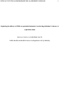 Cover page: Exploring the efficacy of P300 as a potential biomarker in detecting Alzheimer’s disease: A replication study