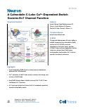 Cover page: A Calmodulin C-Lobe Ca2+-Dependent Switch Governs Kv7 Channel Function