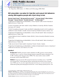 Cover page: HIV prevention cascades for injection and sexual risk behaviors among HIV-negative people who inject drug in Iran