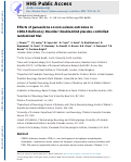 Cover page: Effects of ganaxolone on non-seizure outcomes in CDKL5 Deficiency Disorder: Double-blind placebo-controlled randomized trial.