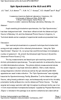 Cover page: Spin Spectrometer at the ALS and APS