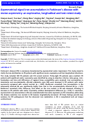 Cover page: Asymmetrical nigral iron accumulation in Parkinson’s disease with motor asymmetry: an explorative, longitudinal and test-retest study