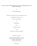 Cover page: If you are not counted, you don't count: Estimating the size of hidden populations