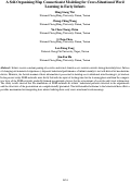 Cover page: A Self-Organizing Map Connectionist Modeling for Cross-Situational Word Learning in Early Infants