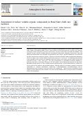 Cover page: Assessment of indoor volatile organic compounds in Head Start child care facilities