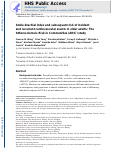 Cover page: Ankle-brachial index and subsequent risk of incident and recurrent cardiovascular events in older adults: The Atherosclerosis Risk in Communities (ARIC) study