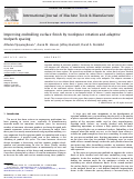 Cover page: Improvingendmillingsurfacefinishbyworkpiecerotationandadaptive toolpathspacing