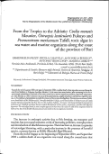 Cover page: From the Tropics to the Adriatic: <i>Coolia  monotis</i> Meunier, <i>Ostreopsis lenticularis</i> Fukuyo and <i>Prorocentrum mexicanum</i> Tafall, toxic algae in sea water and marine organisms along the coast of the province of Bari