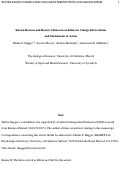 Cover page: Known knowns and known unknowns on behavior change interventions and mechanisms of action*