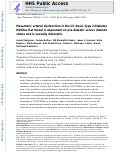 Cover page: Mesenteric arterial dysfunction in the UC Davis Type 2 Diabetes Mellitus rat model is dependent on pre-diabetic versus diabetic status and is sexually dimorphic