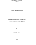 Cover page: Beyond the Kraepelinian Dichotomy: Investigation into Neural Phenotypes of Schizophrenia and Bipolar Disorder