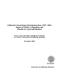 Cover page: California's Food Stamp Participation Rate, 1999 - 2001: