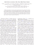 Cover page: Stable Positron Acceleration in Thin, Warm, Hollow Plasma Channels