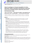 Cover page: Point‐of‐care diagnosis of invasive aspergillosis in non‐neutropenic patients: Aspergillus Galactomannan Lateral Flow Assay versus Aspergillus‐specific Lateral Flow Device test in bronchoalveolar lavage