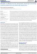 Cover page: Splash: A Software Tool for Stereotactic Planning of Recording Chamber Placement and Electrode Trajectories