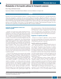 Cover page: Manipulation of the hepcidin pathway for therapeutic purposes