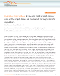 Cover page: Correction: Publisher Correction: Evidence that breast cancer risk at the 2q35 locus is mediated through IGFBP5 regulation