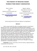 Cover page: THE DYNAMICS OF INFORMATION FRAMING