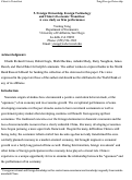 Cover page: Foreign Ownership, Foreign Technology and China's Economic Transition: A Case Study on Firm Performance