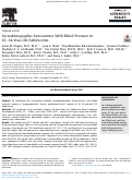 Cover page: Sociodemographic Associations With Blood Pressure in 10–14-Year-Old Adolescents