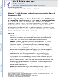 Cover page: Effect of Provider Prompts on Adolescent Immunization Rates: A Randomized Trial