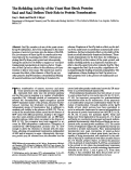 Cover page: The refolding activity of the yeast heat shock proteins Ssa1 and Ssa2 defines their role in protein translocation.