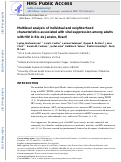 Cover page: Multilevel Analysis of Individual and Neighborhood Characteristics Associated with Viral Suppression Among Adults with HIV in Rio de Janeiro, Brazil