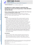 Cover page: Sex Differences in Salience Network Connectivity and its Relationship to Sensory Over‐Responsivity in Youth with Autism Spectrum Disorder